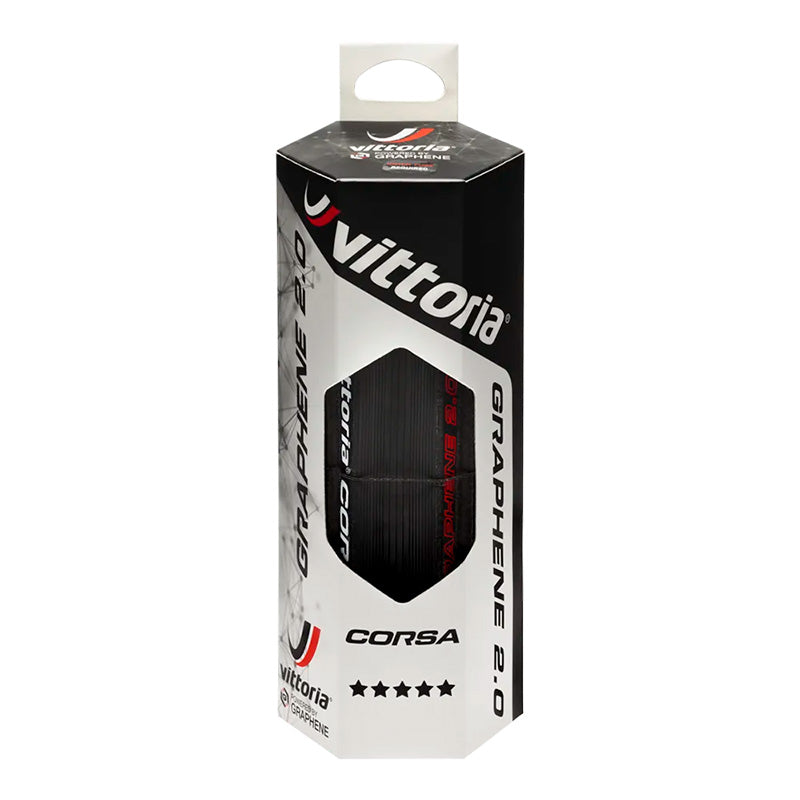 Llanta VITTORIA Corsa 700x25c / Grafeno 2.0 / Tubeless Ready / Cara negra